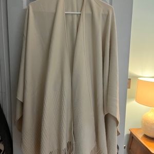 Mer Sea Ivory poncho